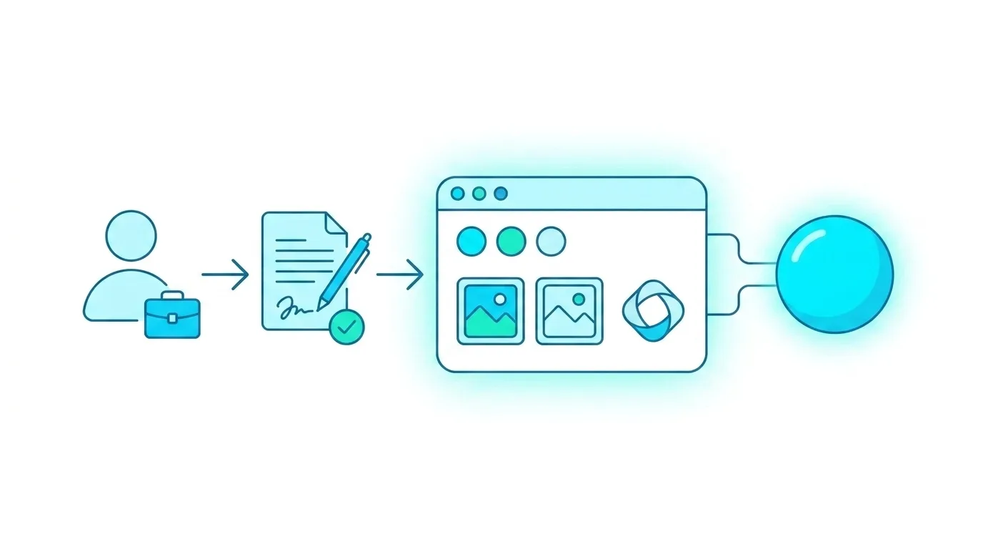 Portale Brand Identity su SharePoint con agente AI basato su OpenAI e flusso di accettazione NDA per i partner esterni